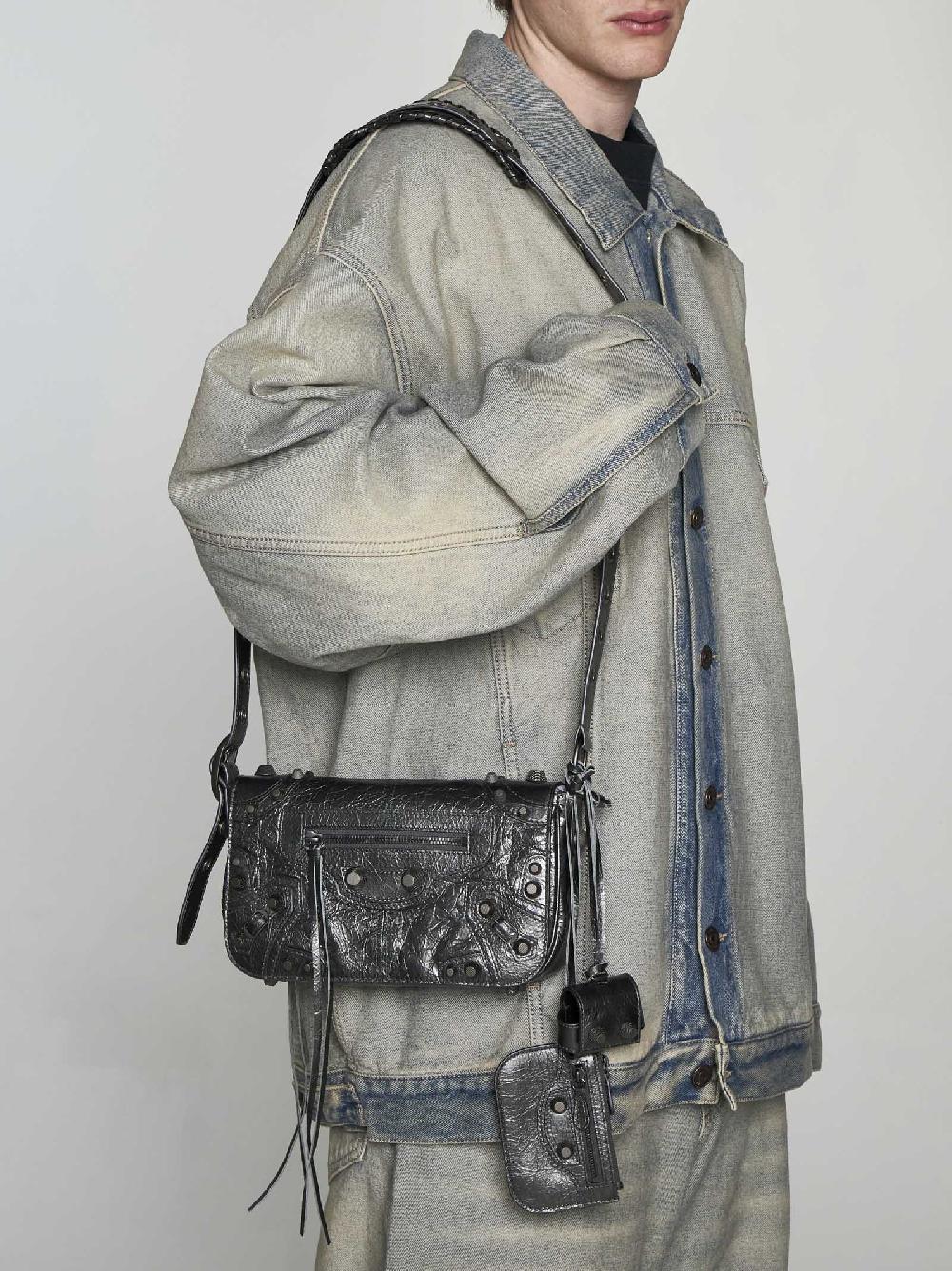BALENCIAGA Borsa Le Cagole Men XS in pelle Qualità Garantita