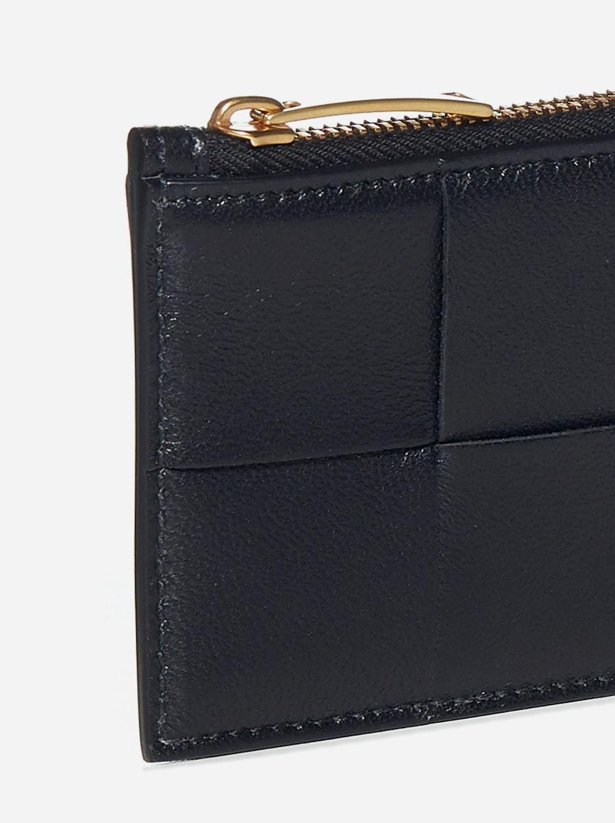 BOTTEGA VENETA Portacarte con zip in pelle Intreccio Promozione Limitata