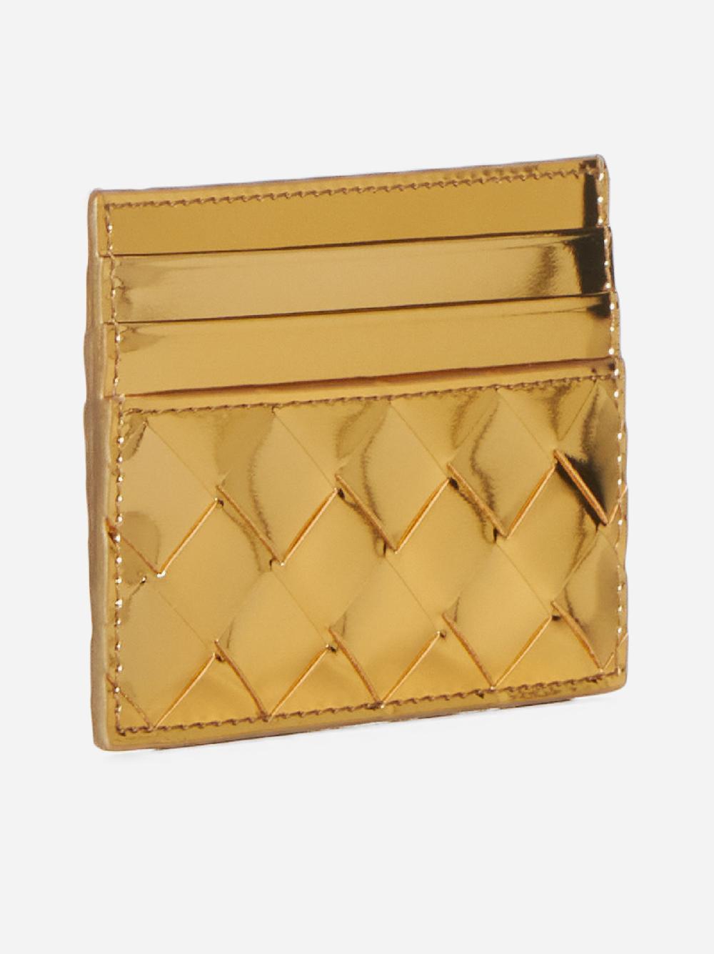 BOTTEGA VENETA Portacarte in nappa Intreccio Nuovo