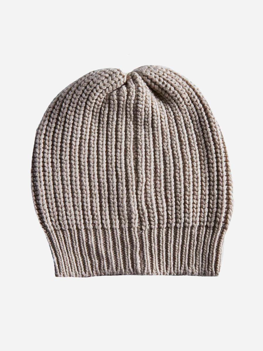 BRUNELLO CUCINELLI Berretto misto cashmere con paillettes