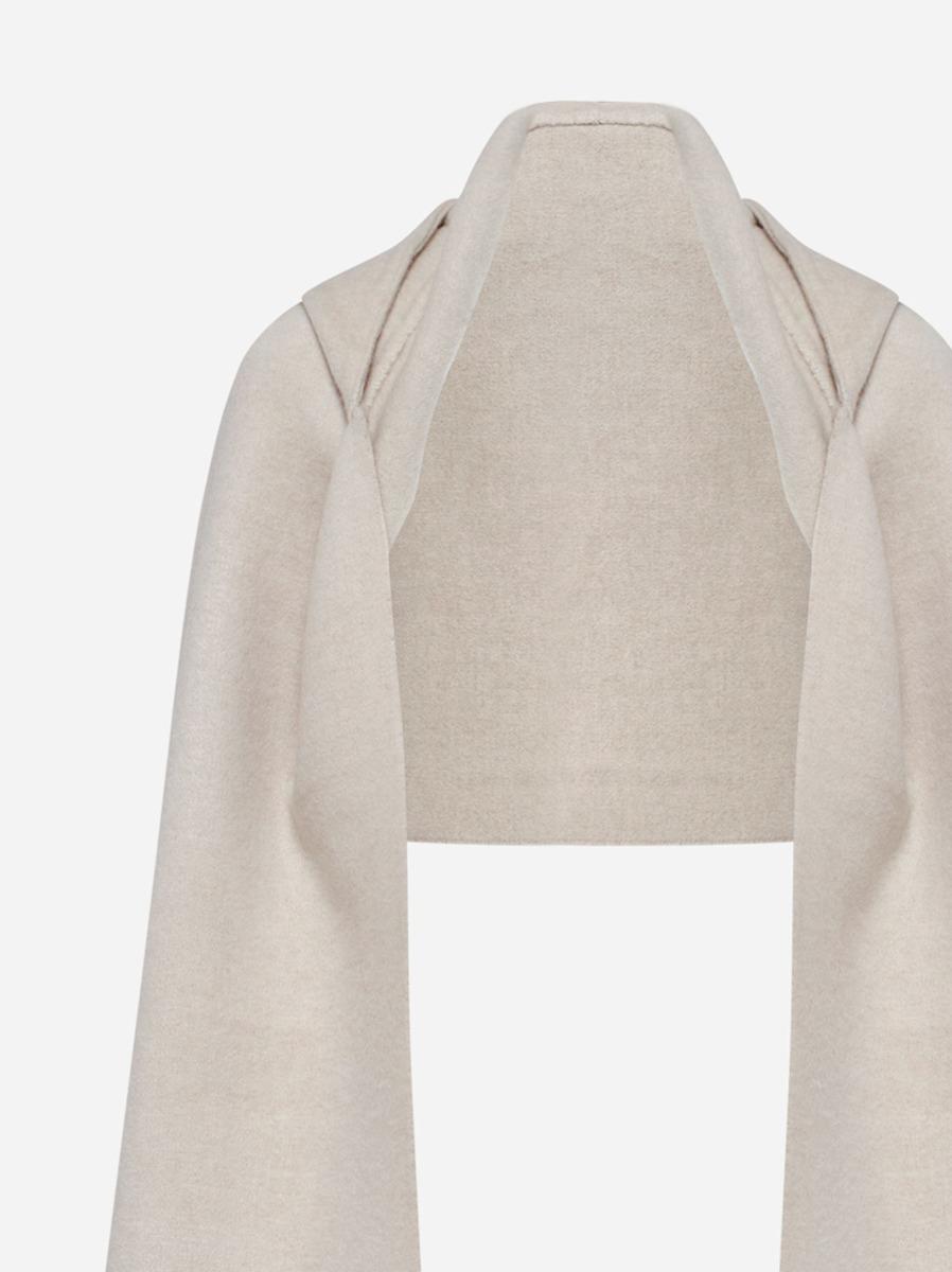 BRUNELLO CUCINELLI Sciarpa con cappuccio in lana e cashmere Promozione Limitata