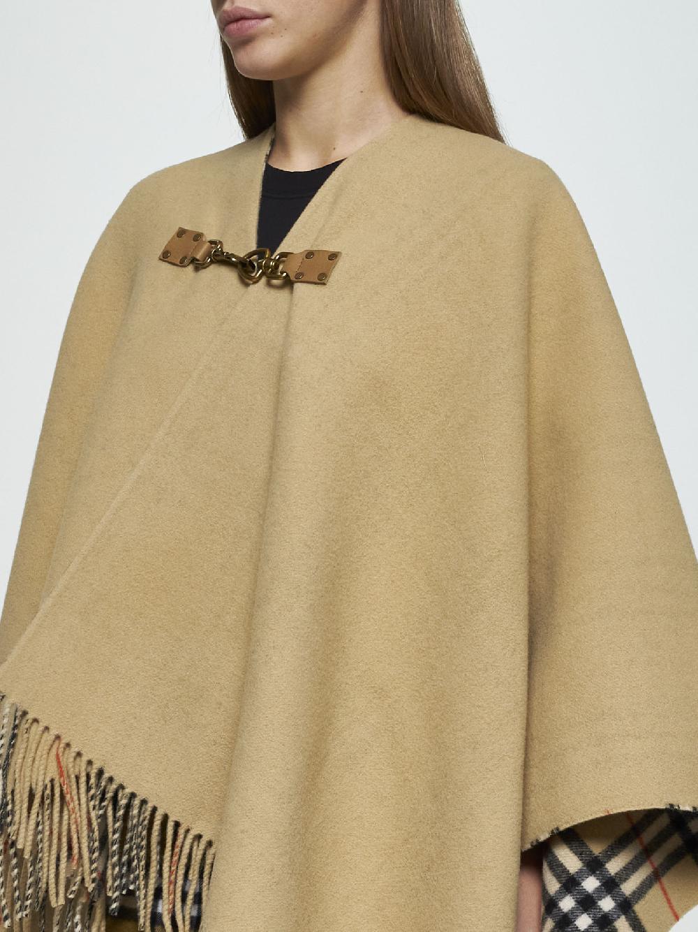 BURBERRY Cappa double-face in lana Novità