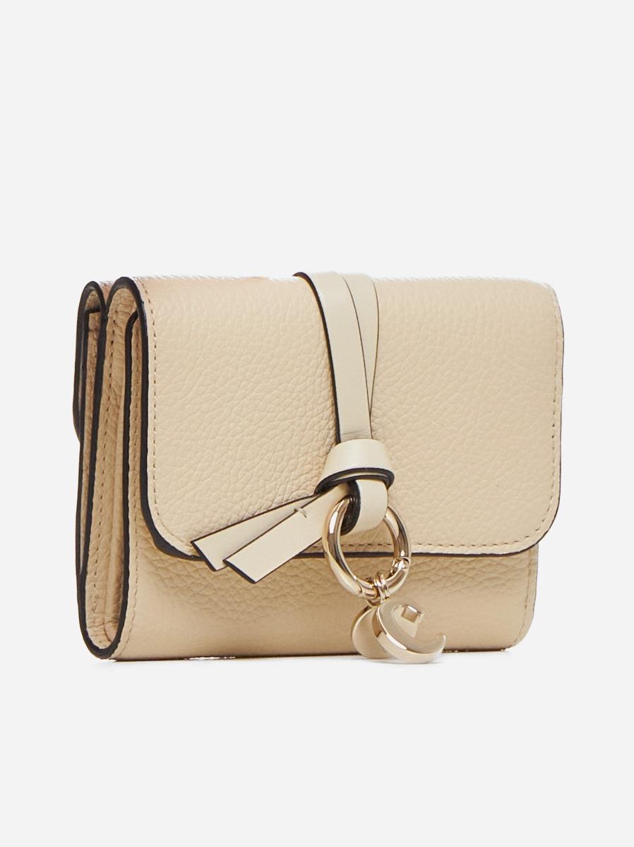 CHLOÉ Portafoglio Alphabet in pelle Sconto