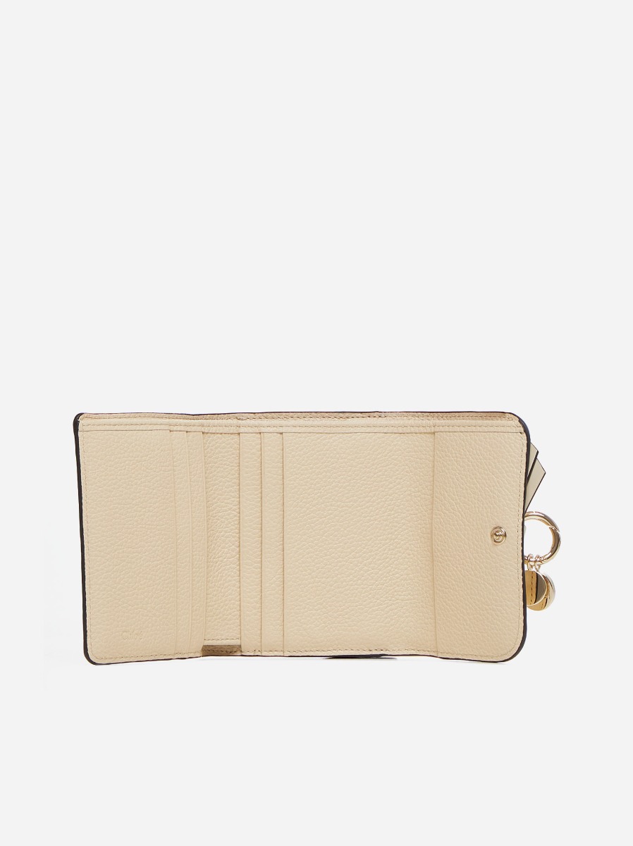 CHLOÉ Portafoglio Alphabet in pelle Sconto
