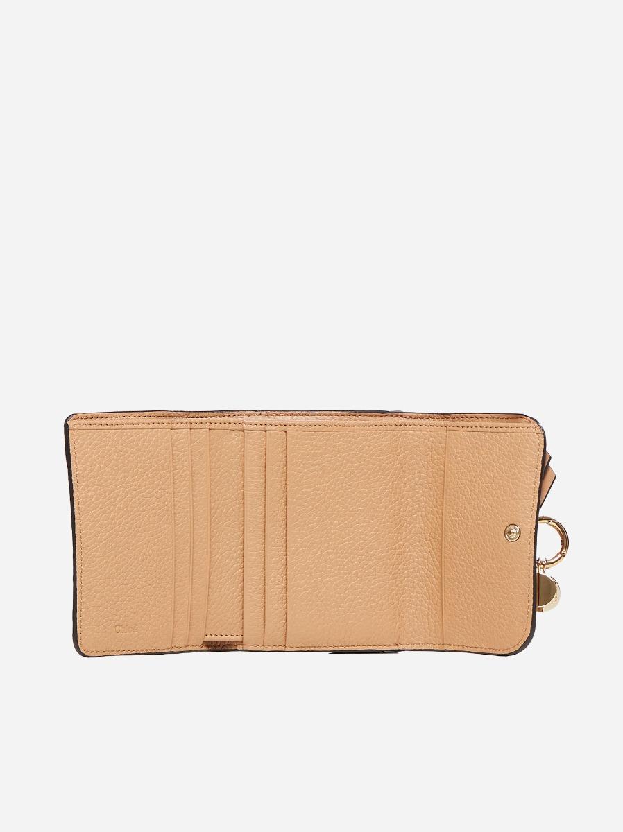 CHLOÉ Portafoglio Alphabet in pelle Offerta