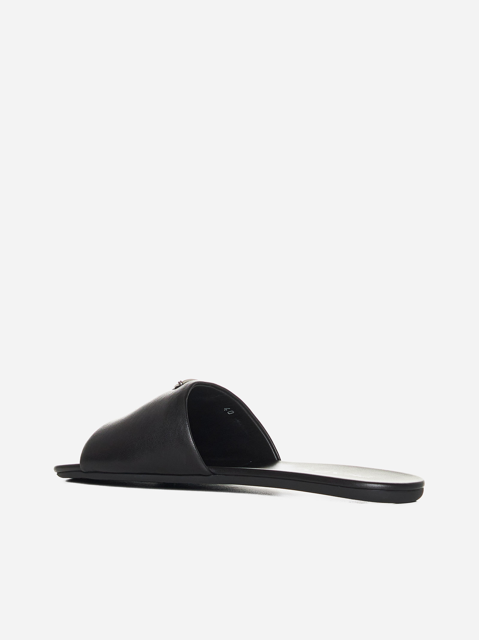 PRADA Sandali flat in nappa In Saldo