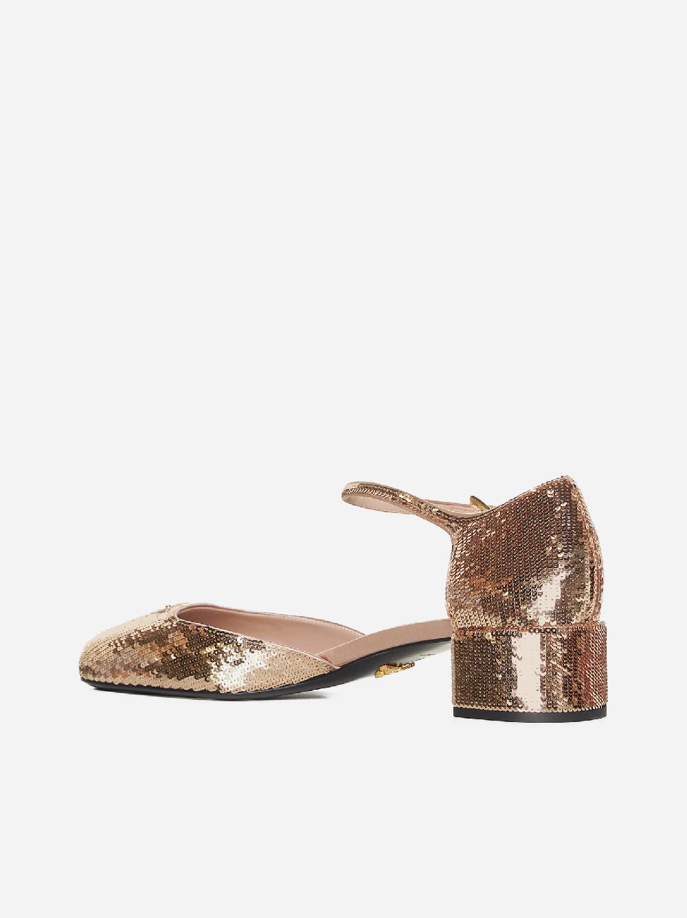 PRADA Decollete’ Mary Jane in paillettes Moda