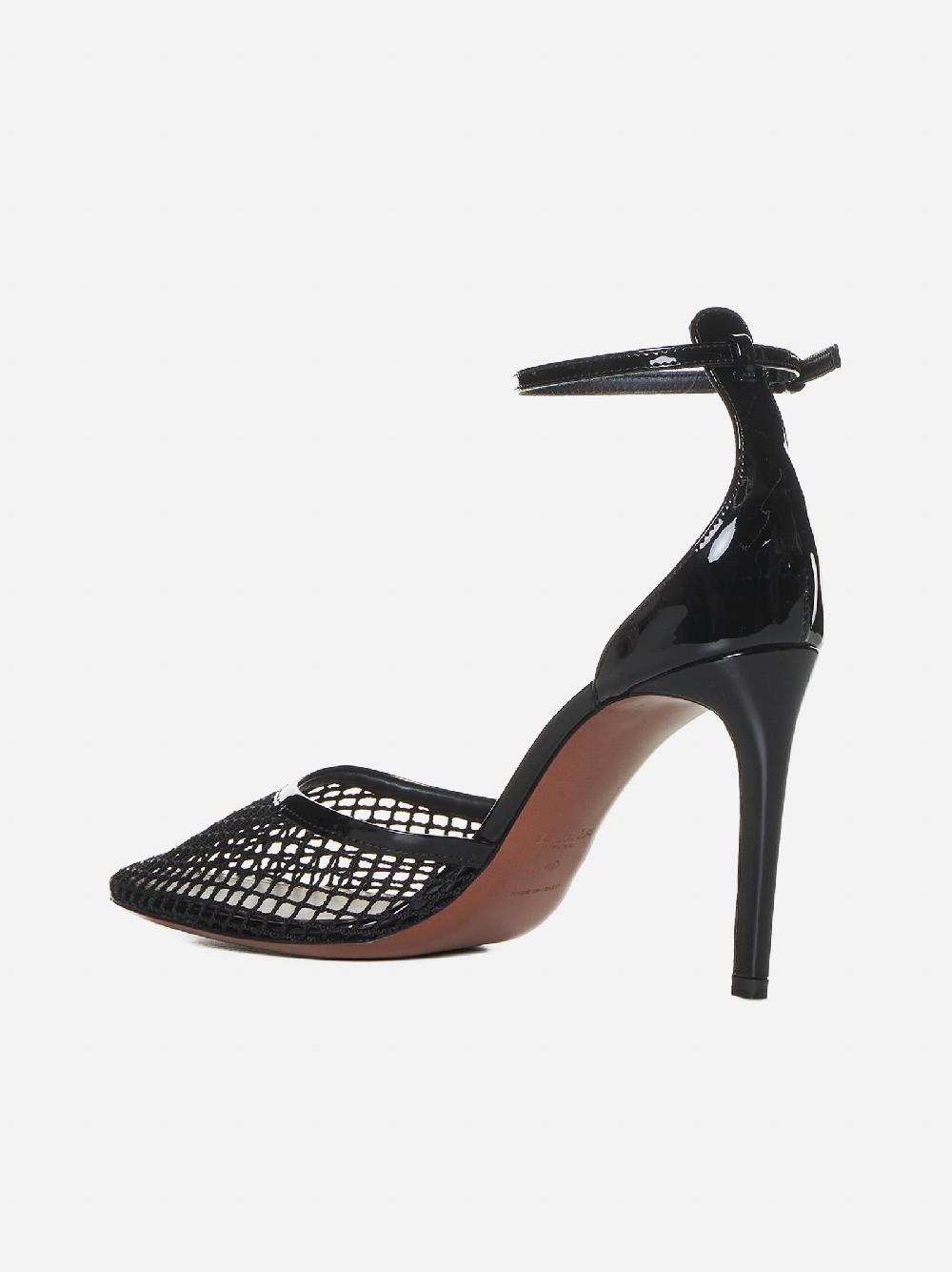 ALAÏA Decollete’ in mesh e vernice Italia