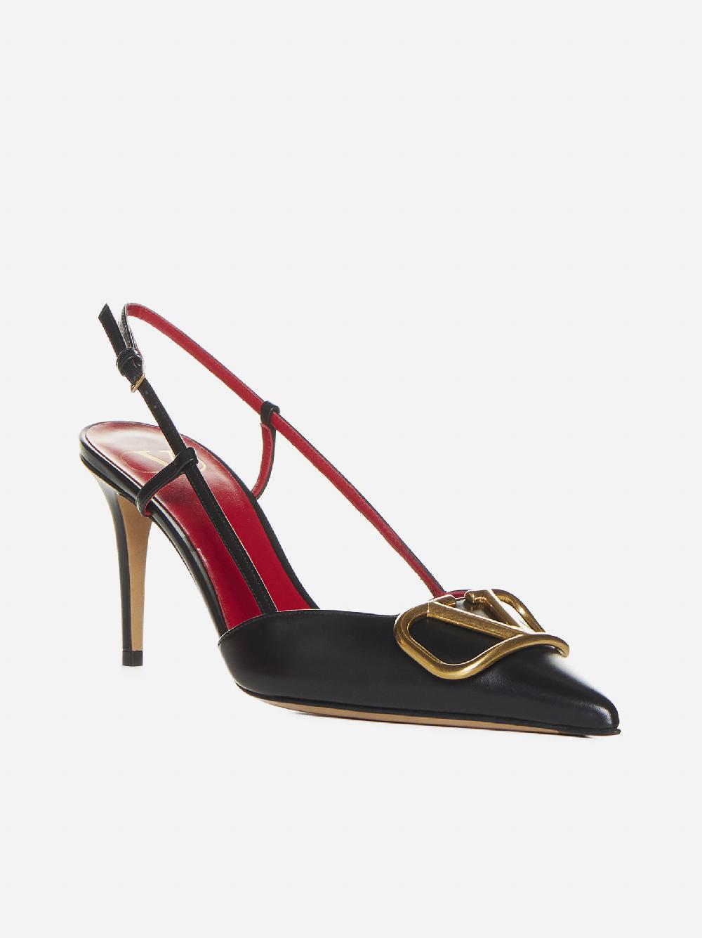 VALENTINO GARAVANI Slingback VLogo Signature in pelle Promozione