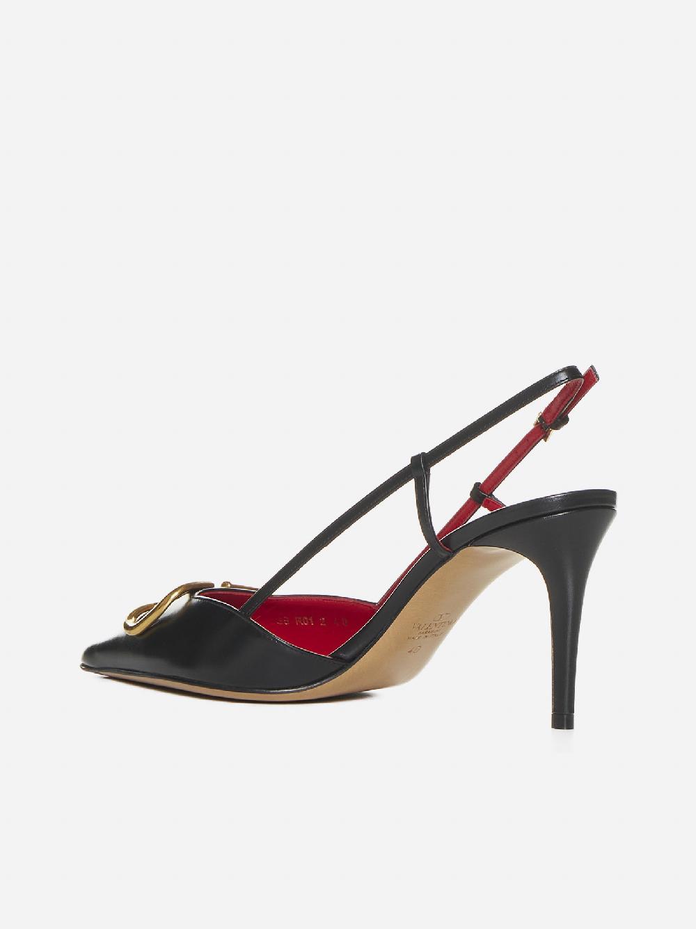 VALENTINO GARAVANI Slingback VLogo Signature in pelle Promozione