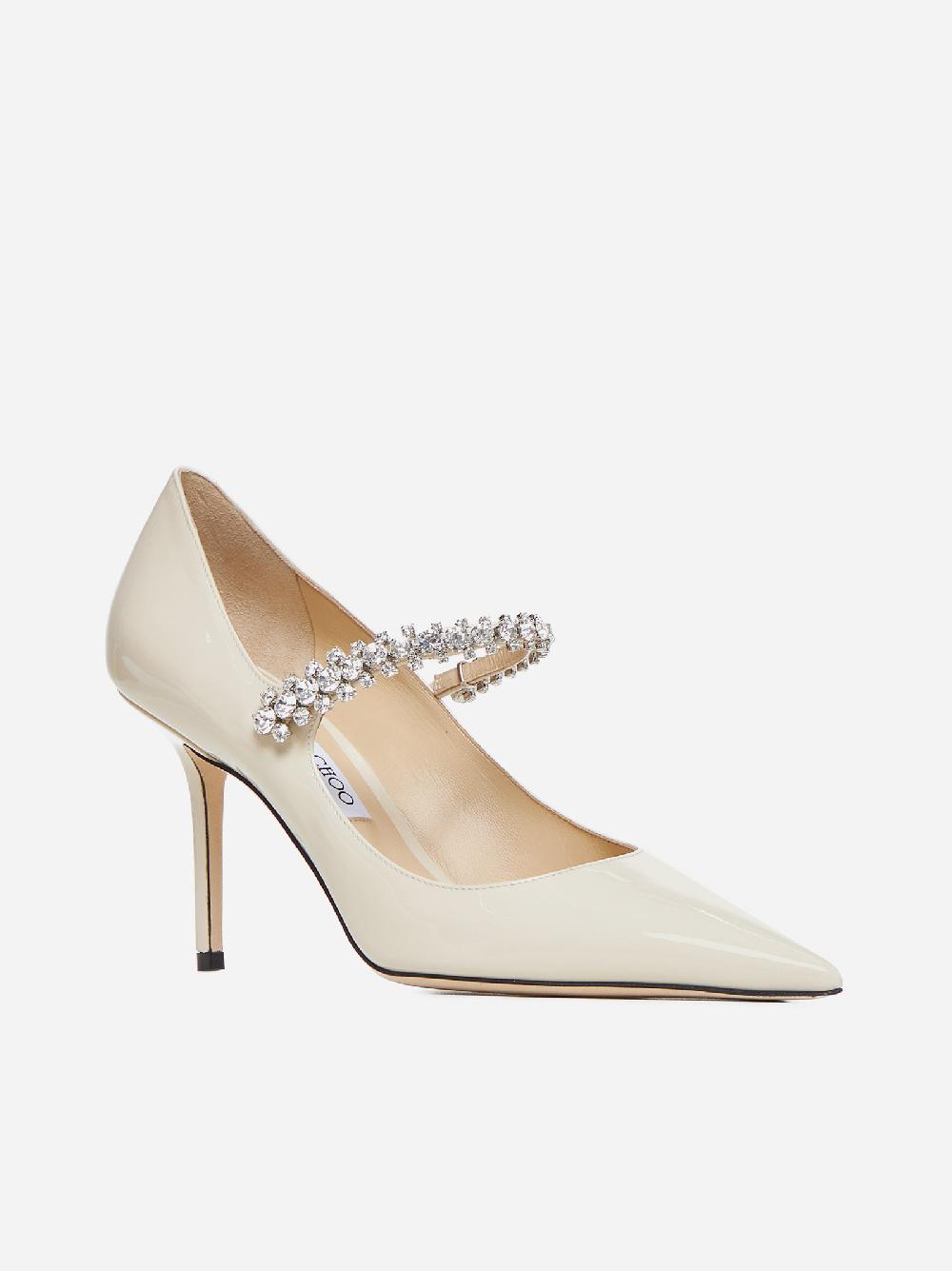 JIMMY CHOO Decollete’ Bing in vernice con cristalli Novità