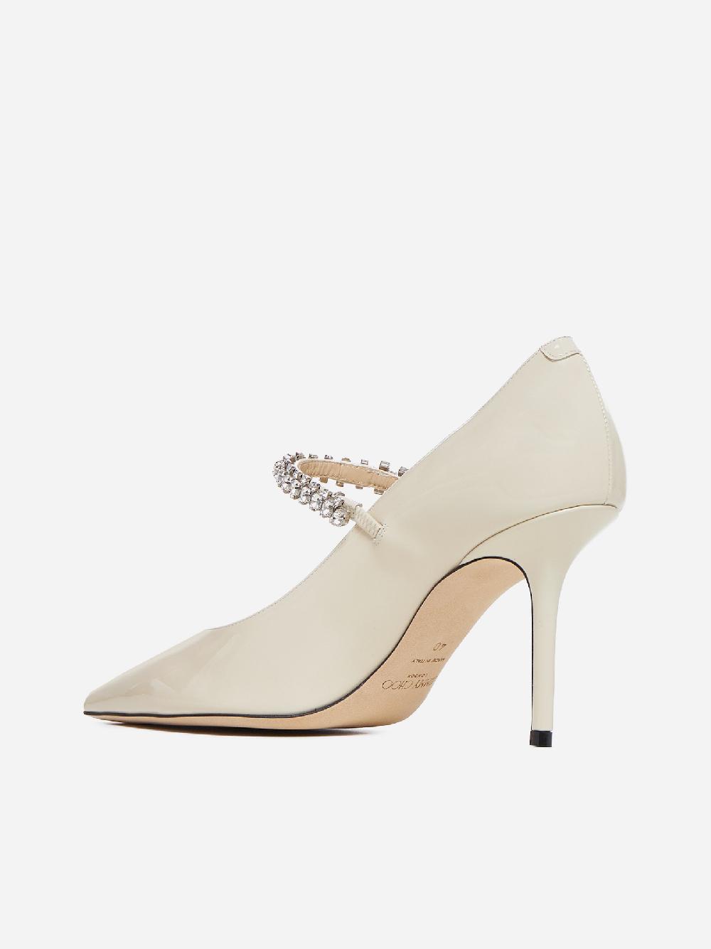 JIMMY CHOO Decollete’ Bing in vernice con cristalli Novità