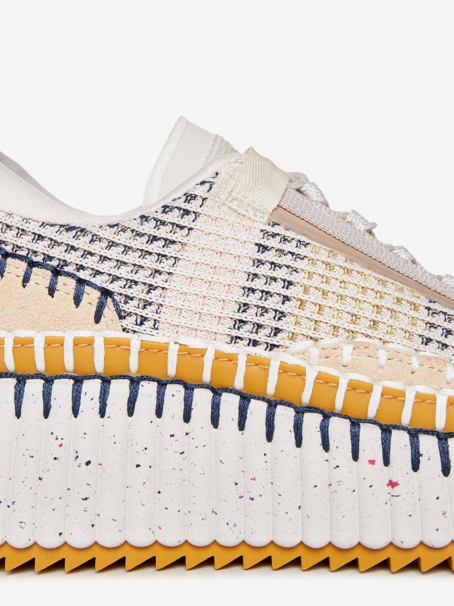 CHLOÉ Snaekers Nama in maglia mesh Spedizione Gratuita
