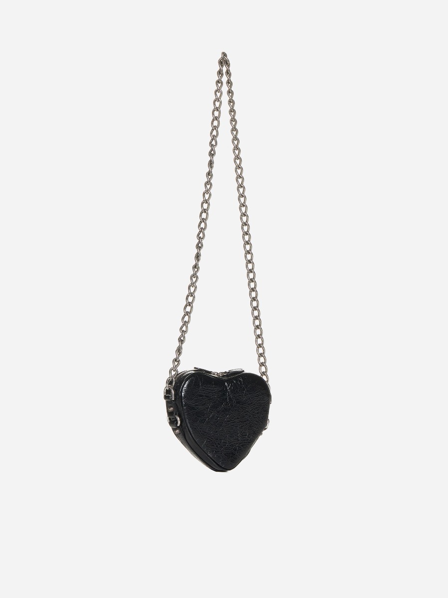 BALENCIAGA Borsa Cagole Heart Mini in pelle Negozi Online
