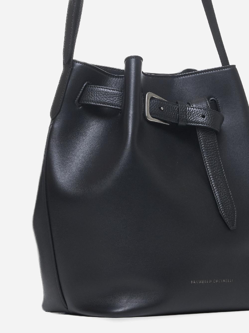 BRUNELLO CUCINELLI Borsa a secchiello in pelle Comprare a buon mercato