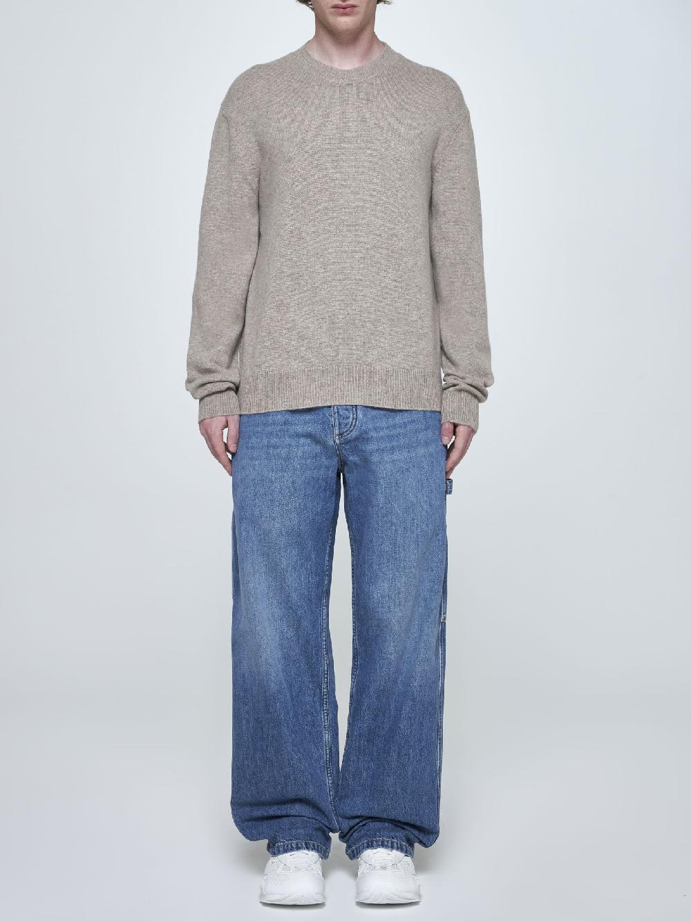 BOTTEGA VENETA Pull misto cashmere con toppe Moda