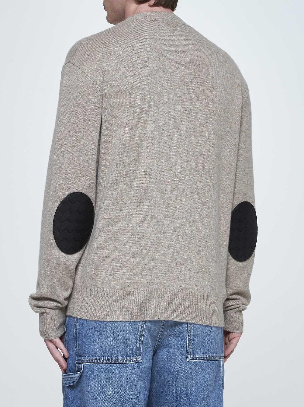 BOTTEGA VENETA Pull misto cashmere con toppe Moda