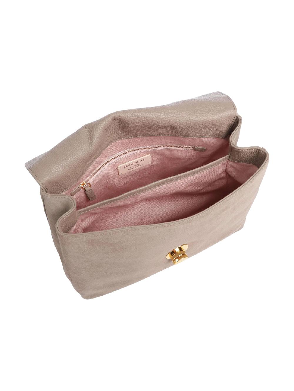 Coccinelle Borsa Coccinelle Liya suede- E1MD1180101 Vendita Calda