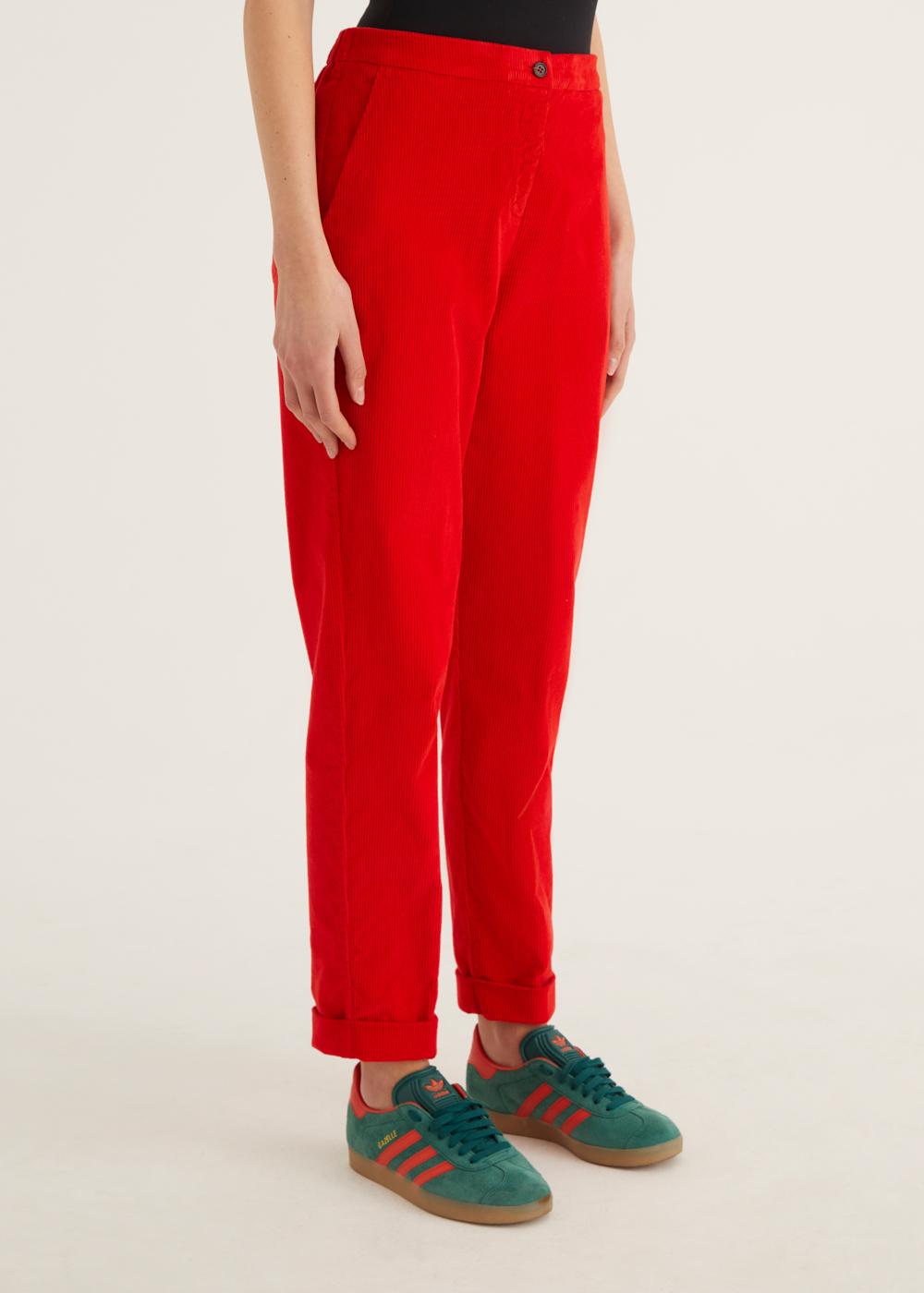Rosso35 Pantalone dritto con elastico dietro in vita Hotsell