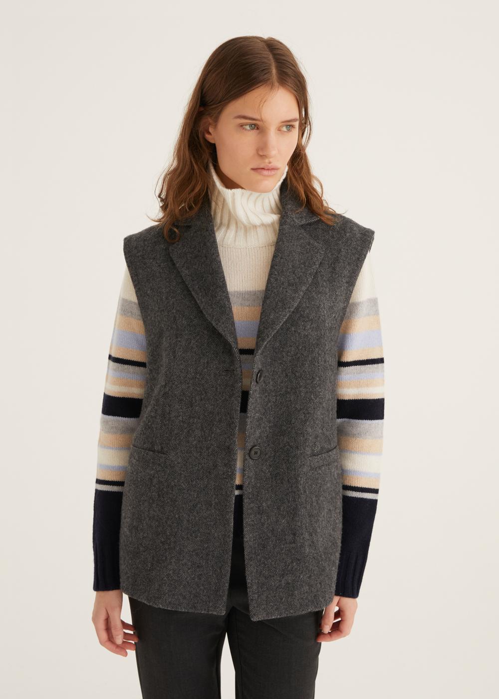 Rosso35 Gilet oversize Presa