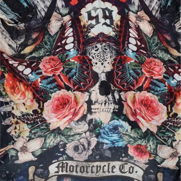 Rude Riders Kimono Donna Skull & Roses Limitato a 3 giorni