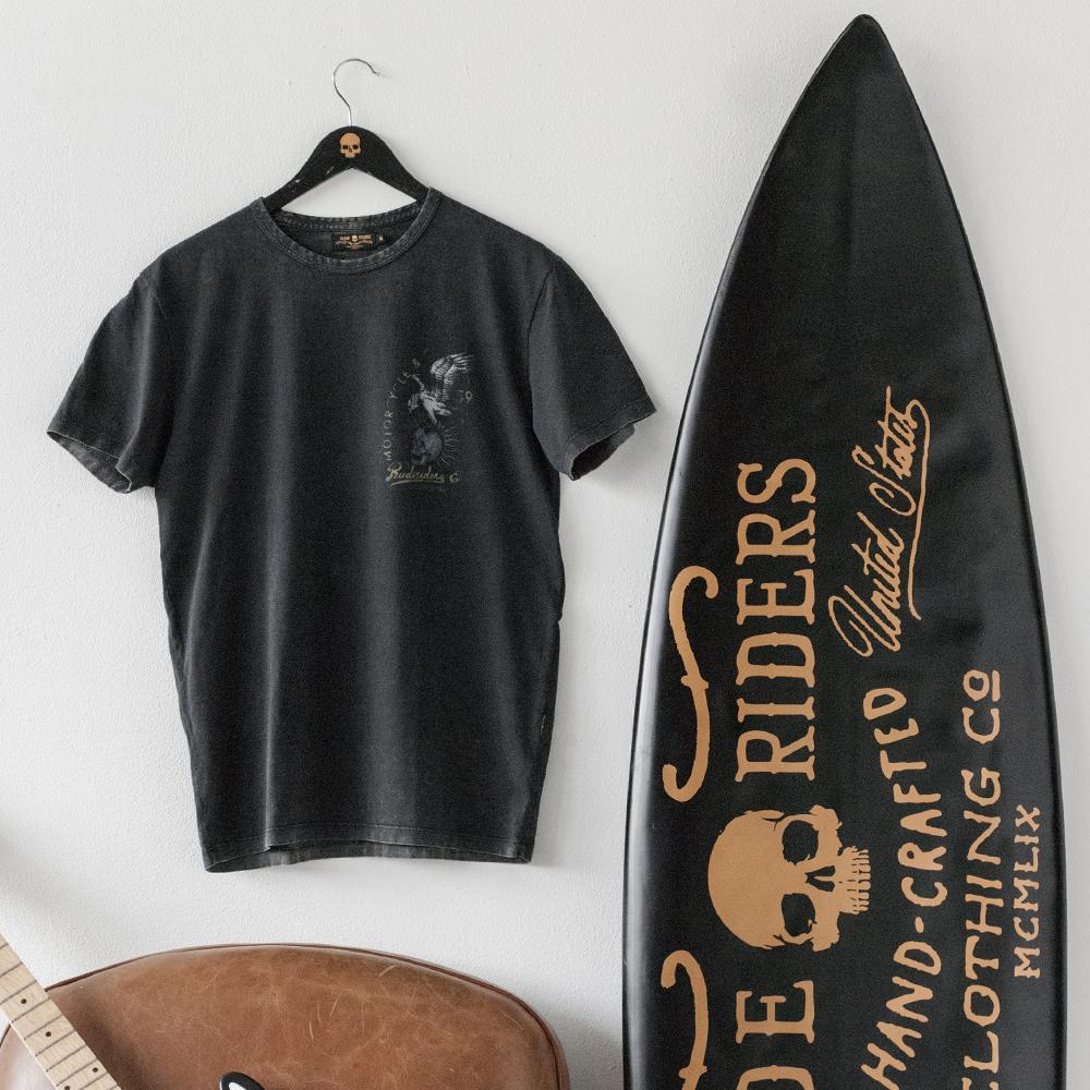 Rude Riders T-Shirt Uomo Skull & Eagle Shopping Online