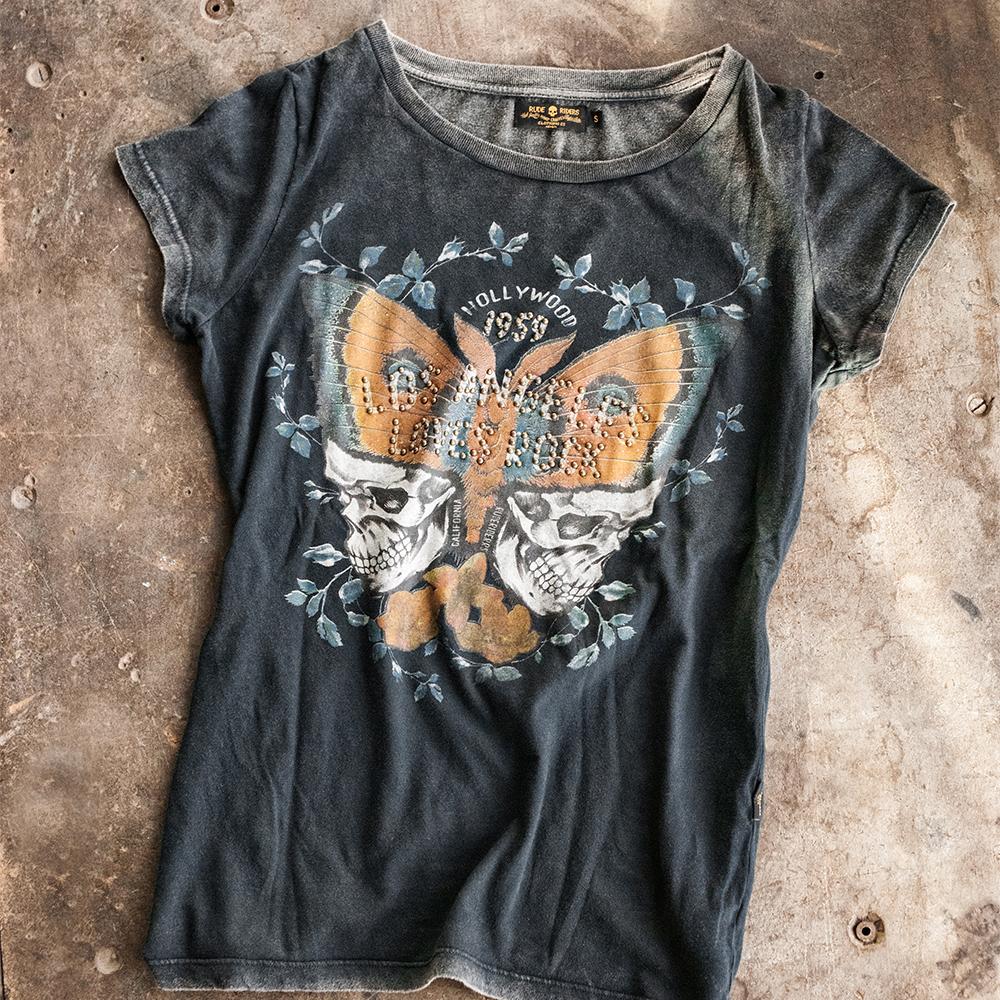 Rude Riders T-Shirt Donna Los Angeles Prezzo Ridotto