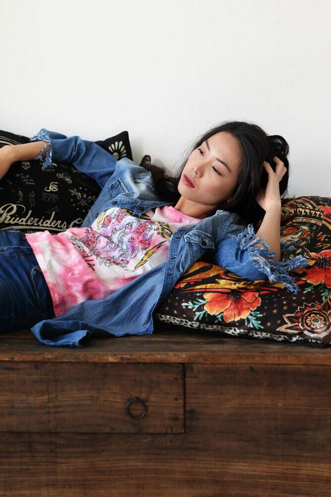 Rude Riders T-Shirt Donna California Sconto