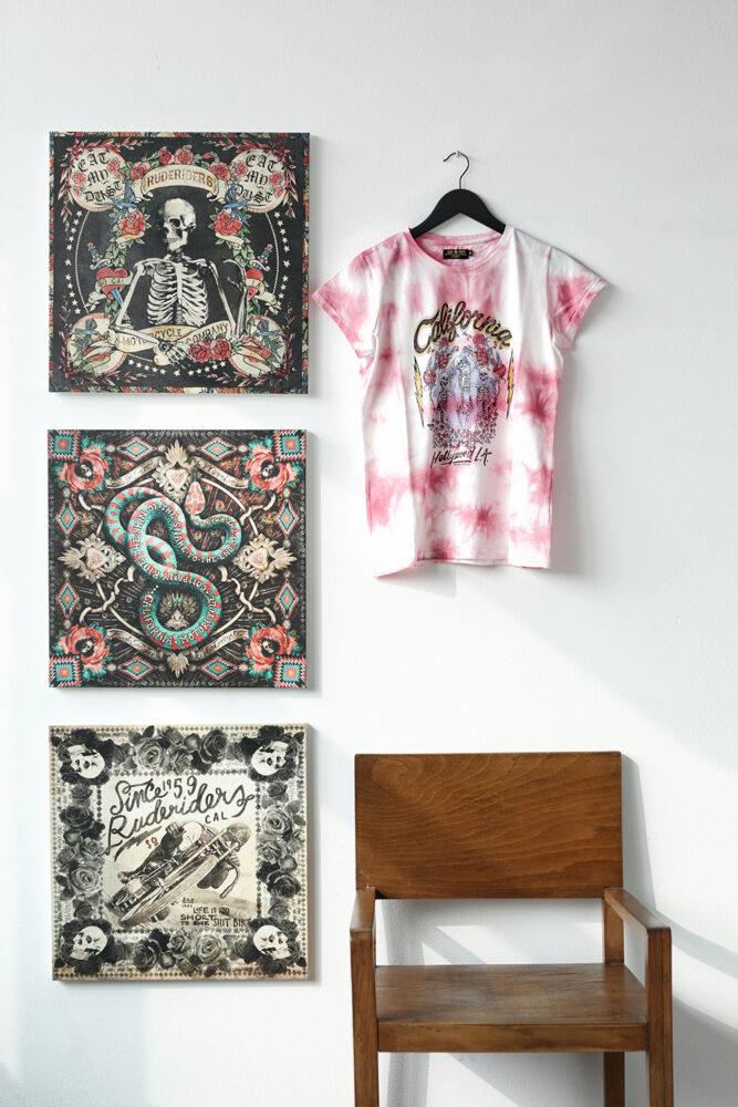 Rude Riders T-Shirt Donna California Sconto