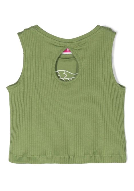 EMILIO PUCCI JUNIOR Canotta a Coste Verde Con Motivo Pesci - EMILIO PUCCI JUNIOR Vendita