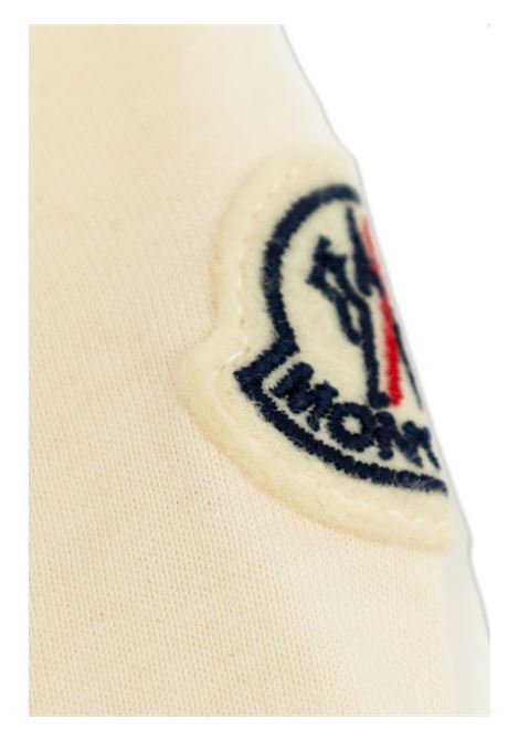 MONCLER ENFANT T-Shirt Bianca Con Logo Di Cristalli - MONCLER ENFANT I Più Venduti