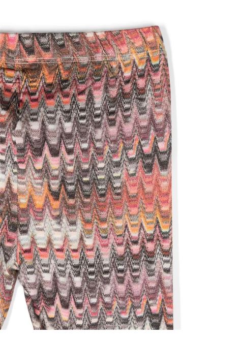 MISSONI KIDS Leggings In Viscosa Stretch Con Motivo Zigzag Multicolore - MISSONI KIDS Offerta speciale della fabbrica