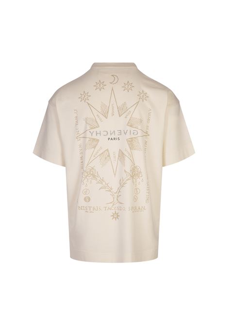 GIVENCHY T-Shirt GIVENCHY Reverse Avorio Con Stampa Tarocchi - GIVENCHY Novità