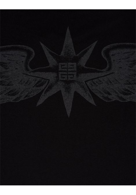 GIVENCHY T-Shirt In Cotone Nero GIVENCHY Wings - GIVENCHY Saldi