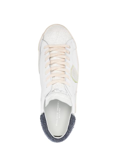 PHILIPPE MODEL Sneakers Prsx Bianche e Denim Blu - PHILIPPE MODEL Pezzi Unici
