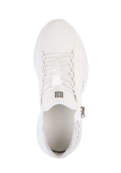 GIVENCHY Sneakers Da Running Spectre In Pelle Bianca Con Zip - GIVENCHY Negozi Online
