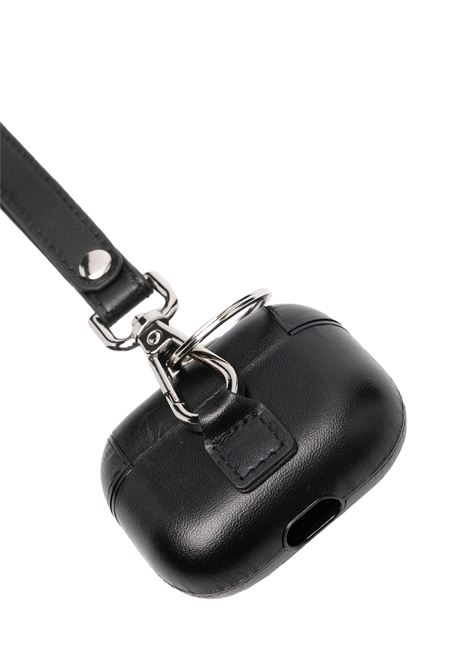 PALM ANGELS Cover AirPods Nera Con Monogramma - PALM ANGELS Shopping Online