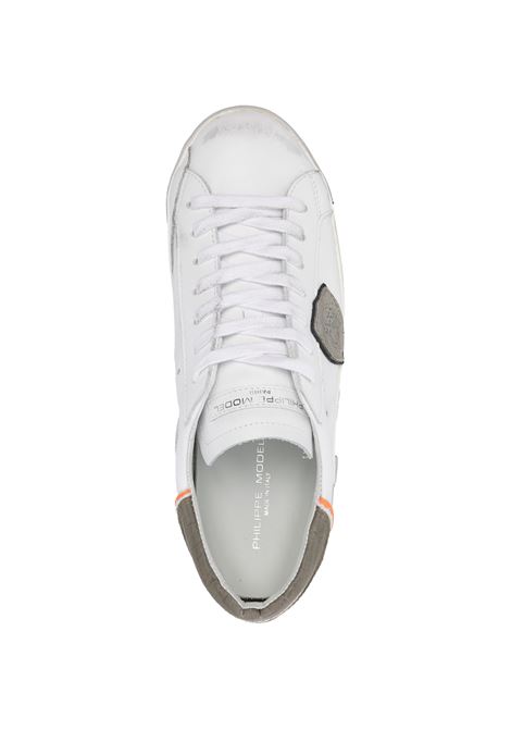 PHILIPPE MODEL Sneakers Prsx Bianche e Verdi - PHILIPPE MODEL Offerta