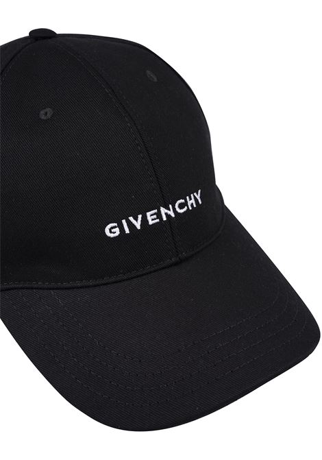 GIVENCHY Cappello Da Baseball GIVENCHY 4G Nero In Serge - GIVENCHY Online