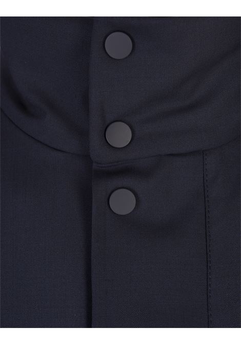 BOSS Giubbotto Blu Scuro In Tessuto Laminato Impermeabile - BOSS Saldi
