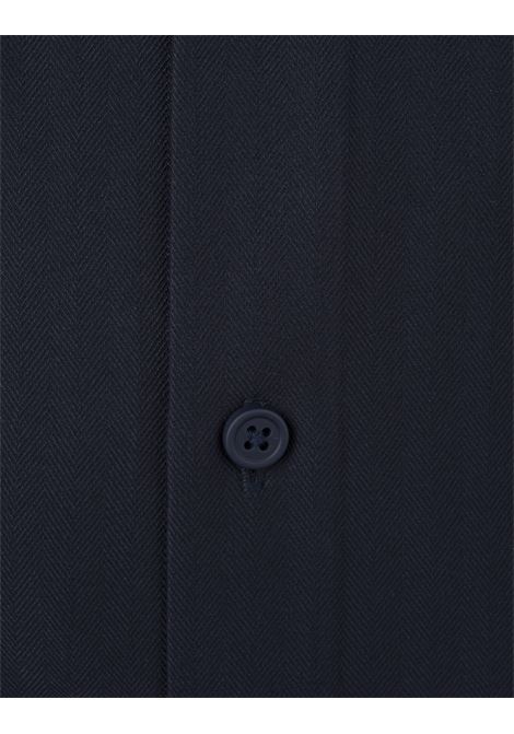 BOSS Camicia Slim Fit Blu In Materiale Elasticizzato Ad Alte Prestazioni a Spina Di Pesce - BOSS 2025