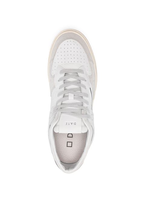D.A.T.E. Sneakers Torneo Vintage Bianche e Blu - D.A.T.E Enormi risparmi