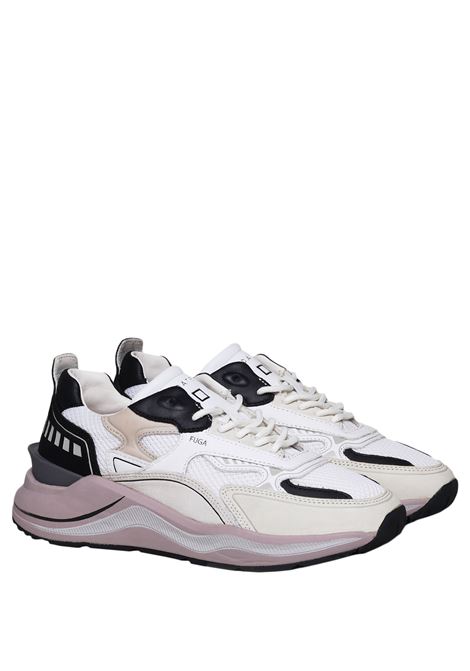 D.A.T.E. Sneakers Running Fuga Bianche e Nere - D.A.T.E Vendita