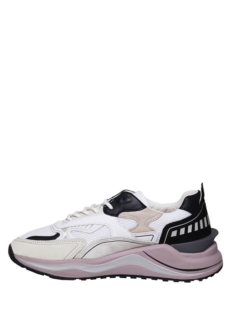 D.A.T.E. Sneakers Running Fuga Bianche e Nere - D.A.T.E Vendita