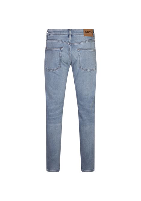 BOSS Jeans Slim Fit In Denim Comfort-Stretch Fresh-Blue - BOSS Novità
