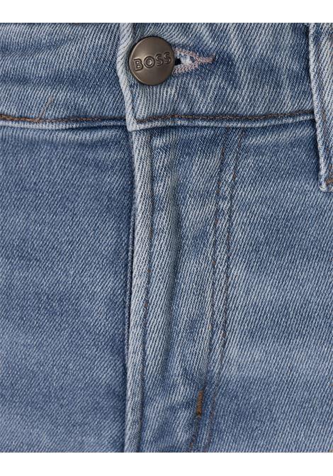 BOSS Jeans Slim Fit In Denim Comfort-Stretch Fresh-Blue - BOSS Novità