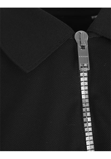 GIVENCHY Polo GIVENCHY Archetype Nera Con Zip - GIVENCHY Sconto
