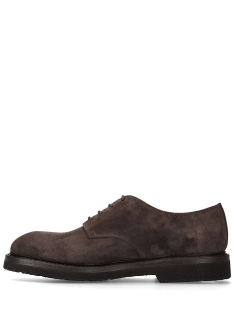 PREMIATA Scarpe Stringate Rain Horse In Suede Marrone - PREMIATA Offerta