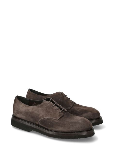 PREMIATA Scarpe Stringate Rain Horse In Suede Marrone - PREMIATA Offerta