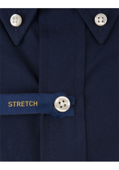 RALPH LAUREN Camicia Slim Fit In Cotone Stretch Blu - RALPH LAUREN Vendita Calda